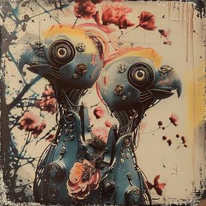 birds  mechanical  artwork  wooden  frame  steampunk  surreal  innovation  design  fantasy 1038039
