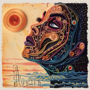 album  cover  art  the  alchemist  vibrant  illustration  creative  modern  design 1067075