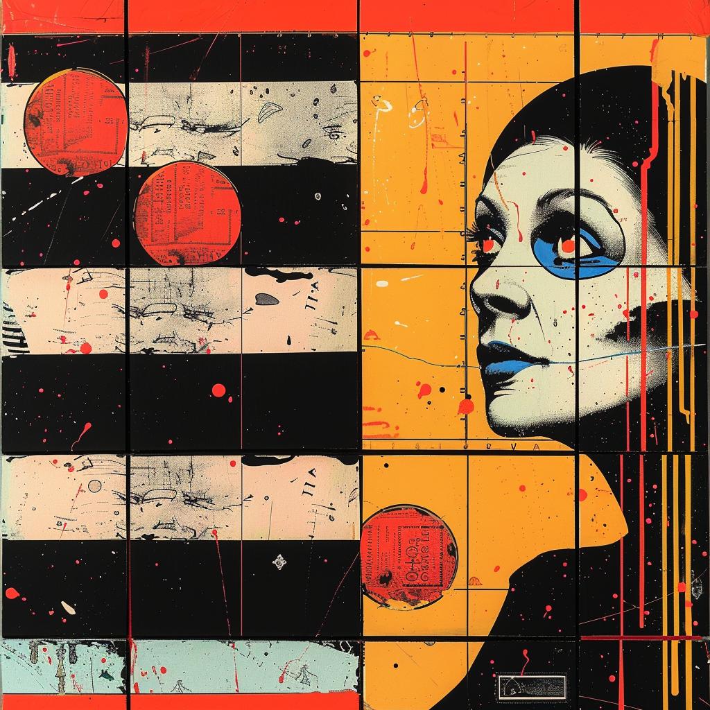 provocative  art  woman  red  dots  face  style  dark  occult  terror 928576
