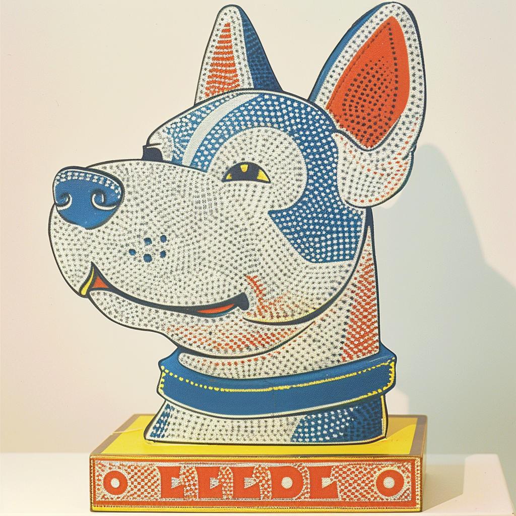 bull  terrier  sculpture  museum  art  display  animal  contemporary  design  3D 940866