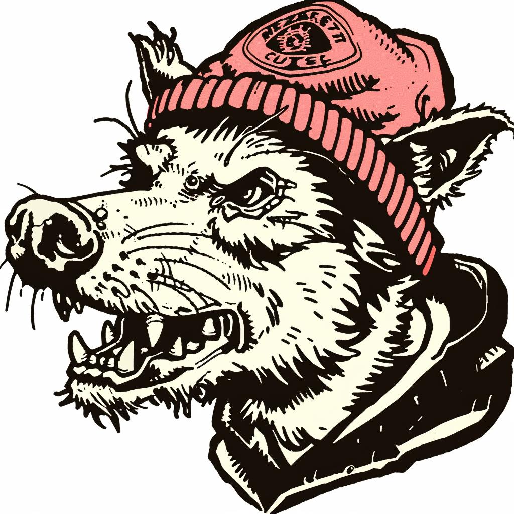 wolf  anthropomorphic  streetwise  red  hat  scarf  simple  minimal  aggressive  urban 959071