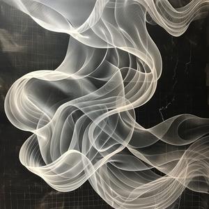 smoke  black  background  abstract  shape  wire  mesh  chemigram  artistic  ethereal 1039053