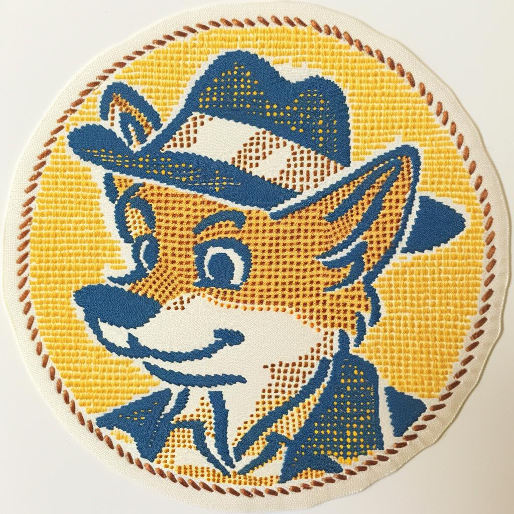 patch  anthropomorphic  fox  hat  streetwear  chenille  simple  stitch  culture  icon 955203