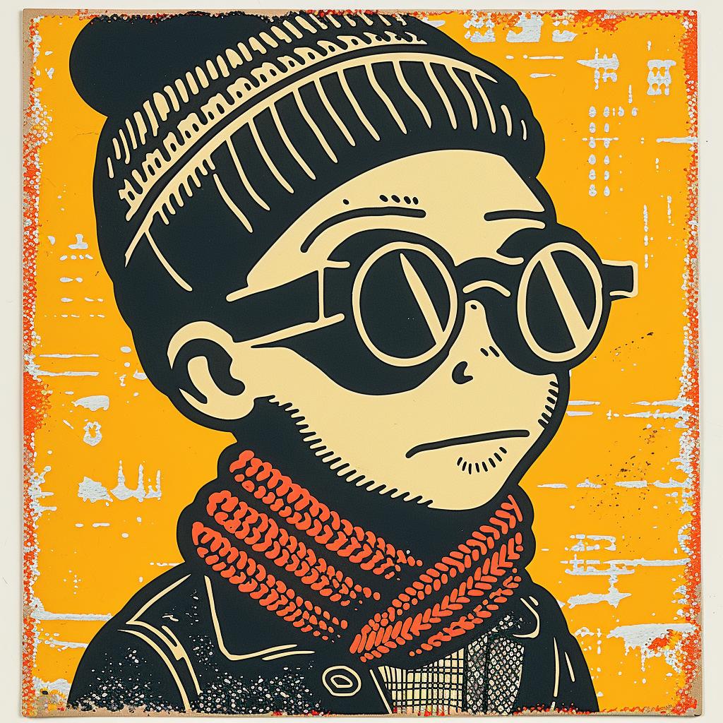 boy  glasses  scarf  street  culture  minimal  graphic  urban  character  art 949663