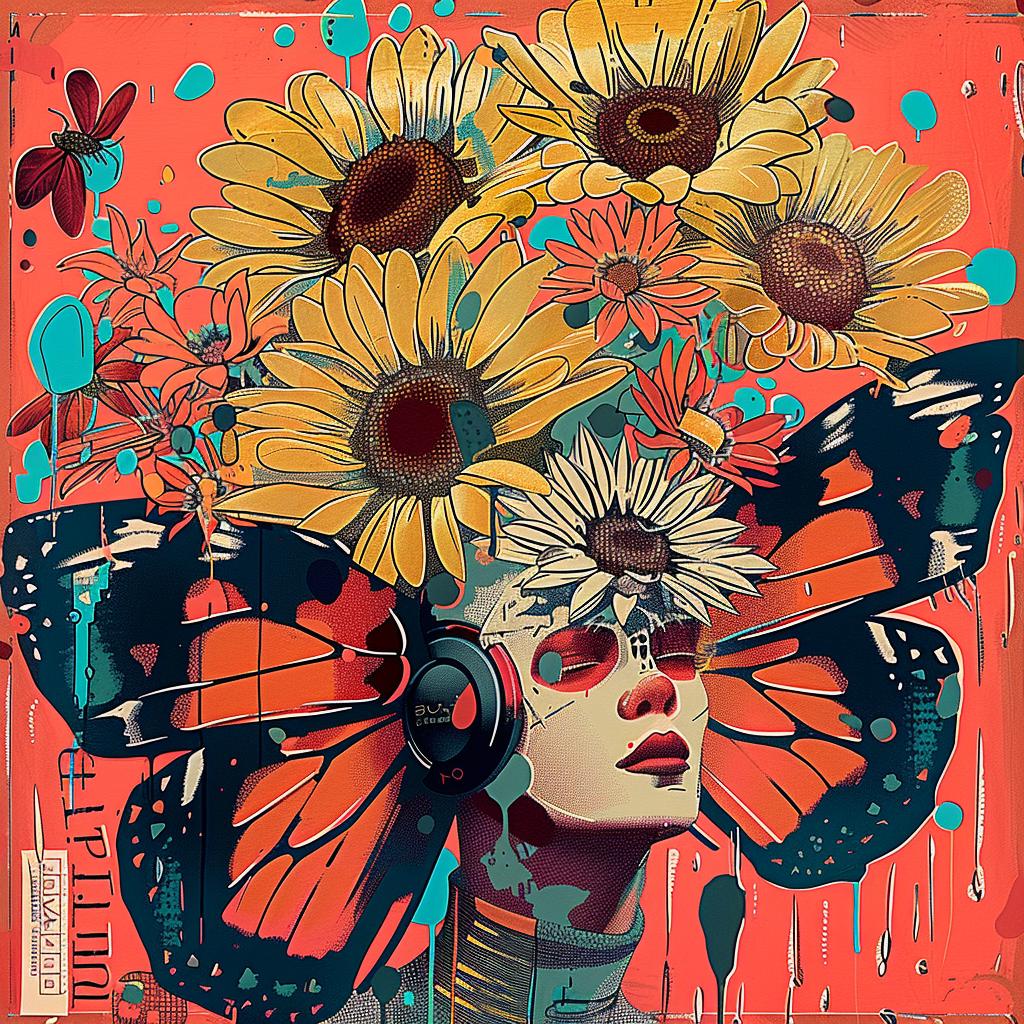 woman  flowers  hair  butterfly  wings  colorful  art  fantasy  portrait  nature 950822