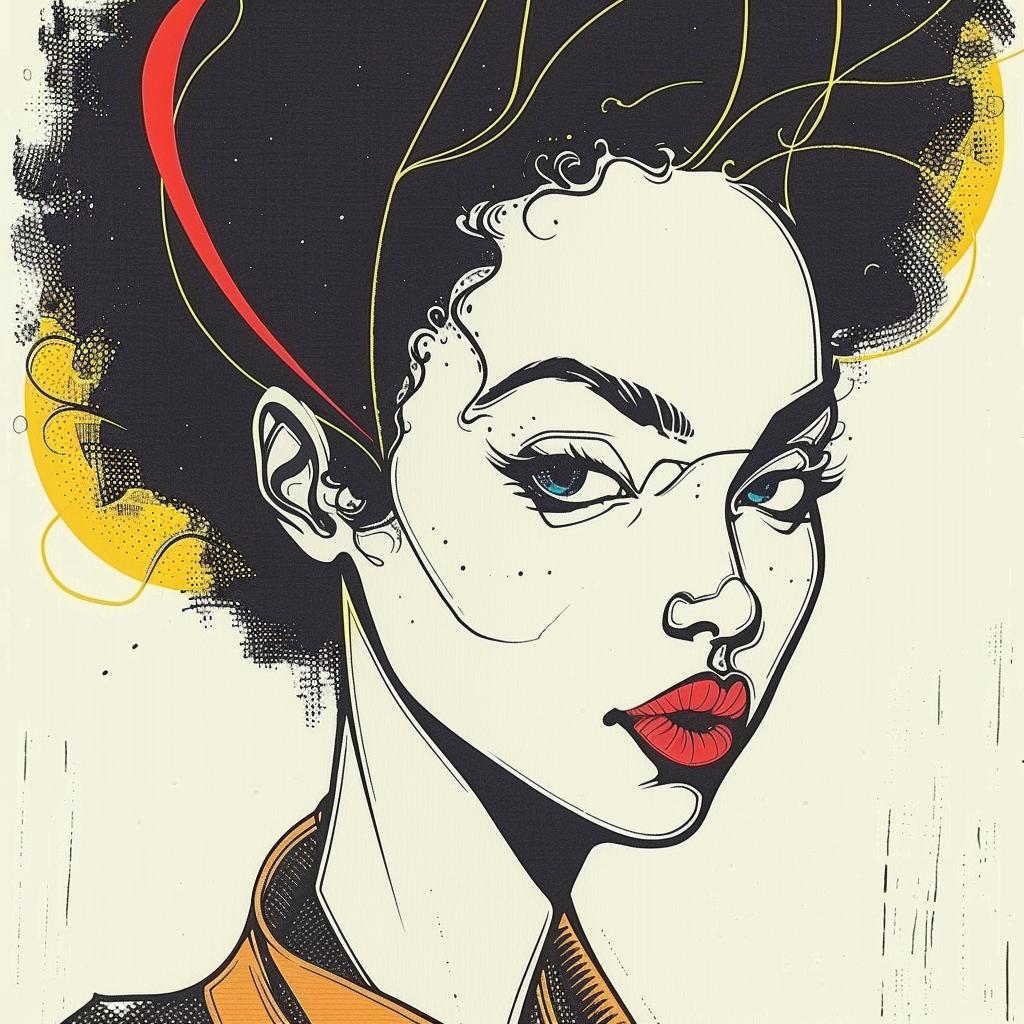 Pop Art  female  afro  drawing  portrait  minimalist  white  modern  Patrick Nagel  African-American 938049