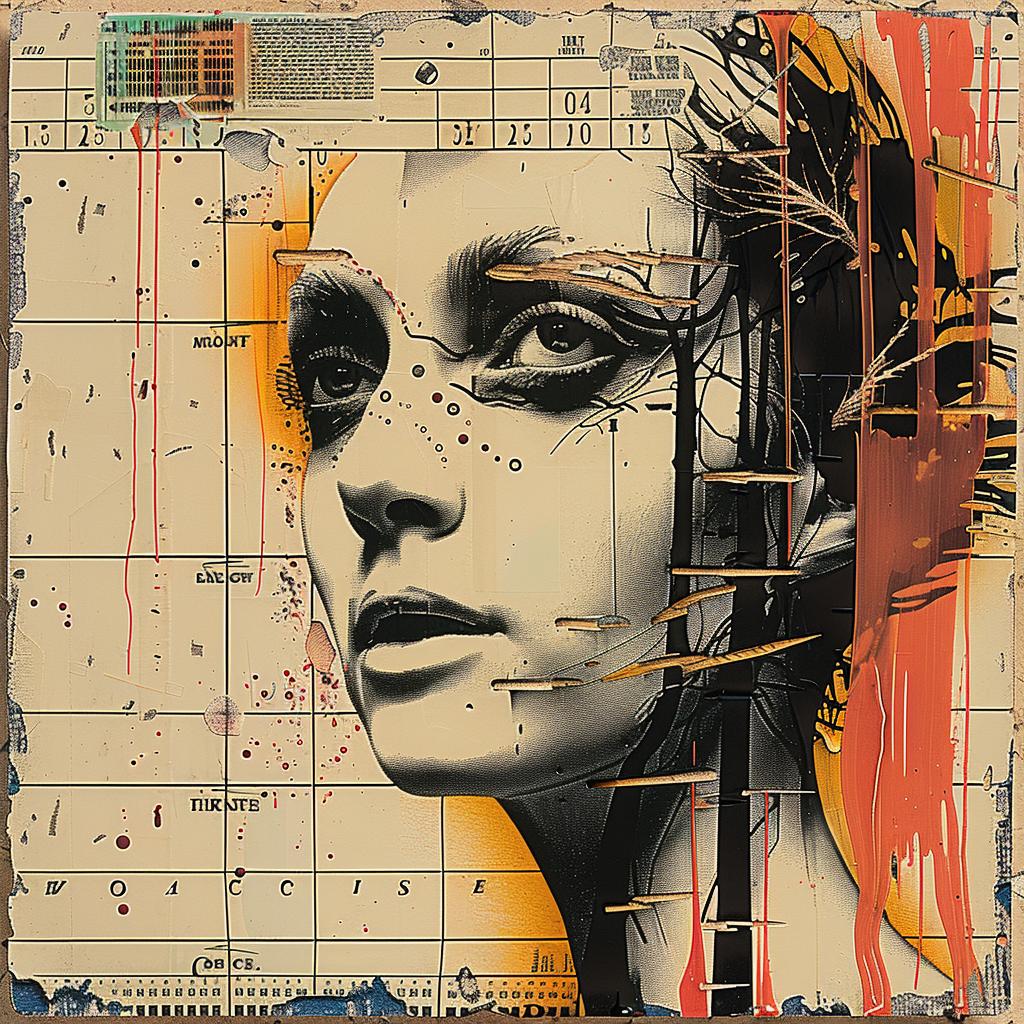 woman  clock  portrait  abstract  emotional  timeless  surreal  expressionist  female  artwork 949730