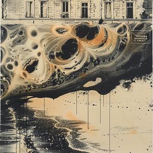 building  painting  black  white  swirl  abstract  art  composition  visual  design 1061606