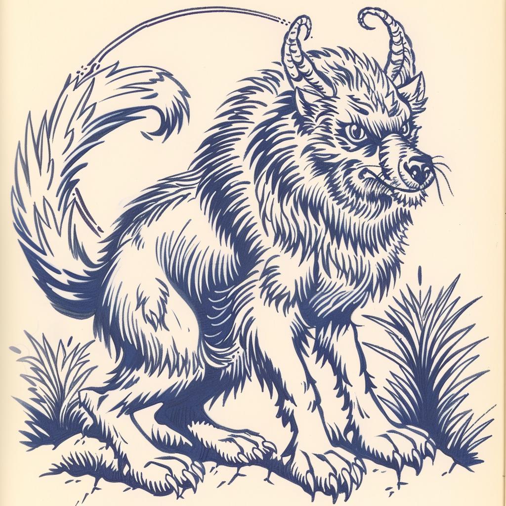 mythical  creature  book  cover  werewolf  fantastical  illustration  artwork  unique  design 941152
