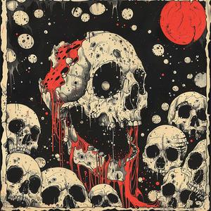 album  cover  the  dead  band  art  surreal  chaos  Risograph  Symbolist 1078052