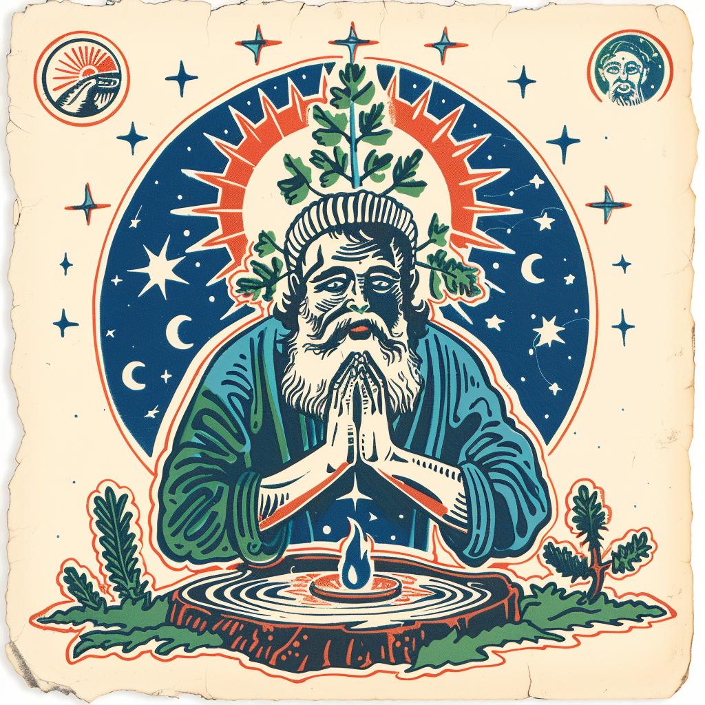 provocative  art  interdisciplinary  metaphysical  tree  hat  beard  poster  well-being  emek 934721