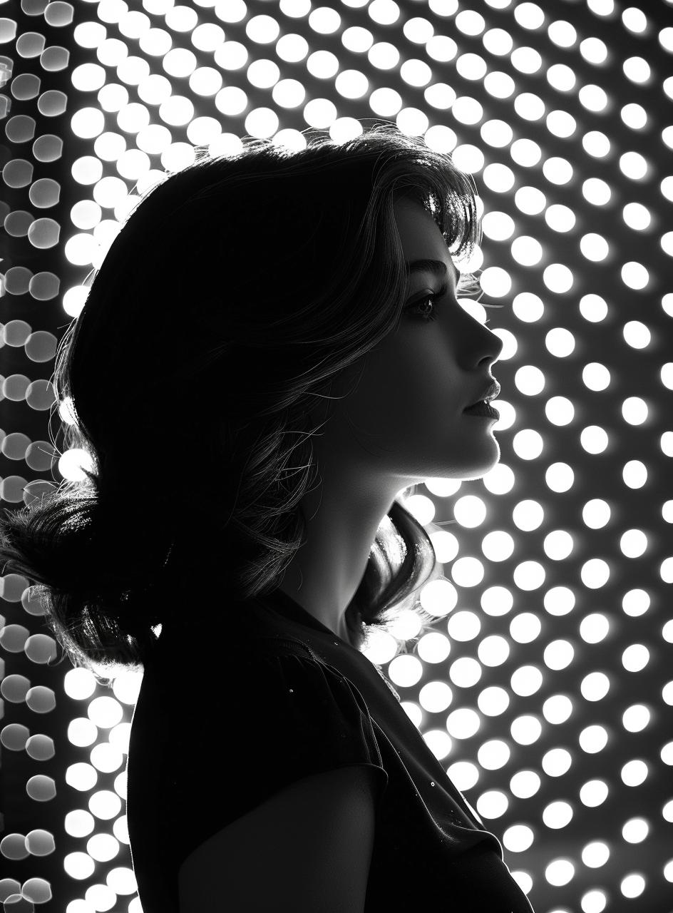 woman  shadowed  lights  black  white  op art  textures  patterns  graphic  minimal 954047