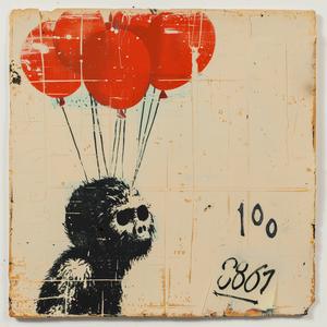 painting  yeti  balloons  encaustic  art  Saul  Bass  Milton  Glaser  Picasso 1067516