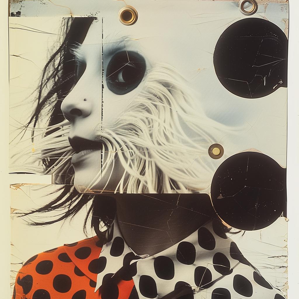 woman  mask  polka  dots  graphic  art  stylized  modern  simple  portrait 1020392