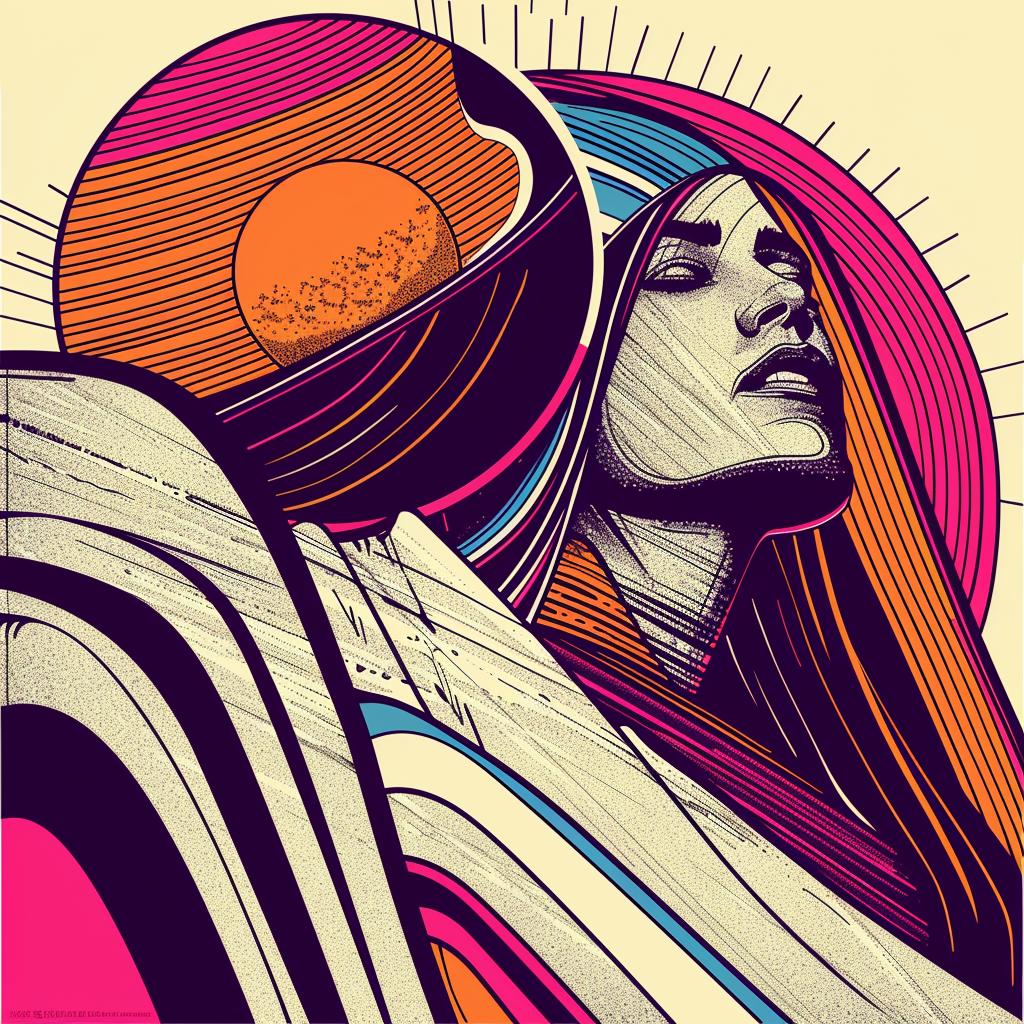 album  art  1990s  rock  metal  poster  woman  sun  graphic  design 939712