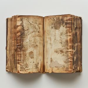 كتاب مفتوح، سطح أبيض، منظر قديم فوق الخلفية، تود هيدو 1075952