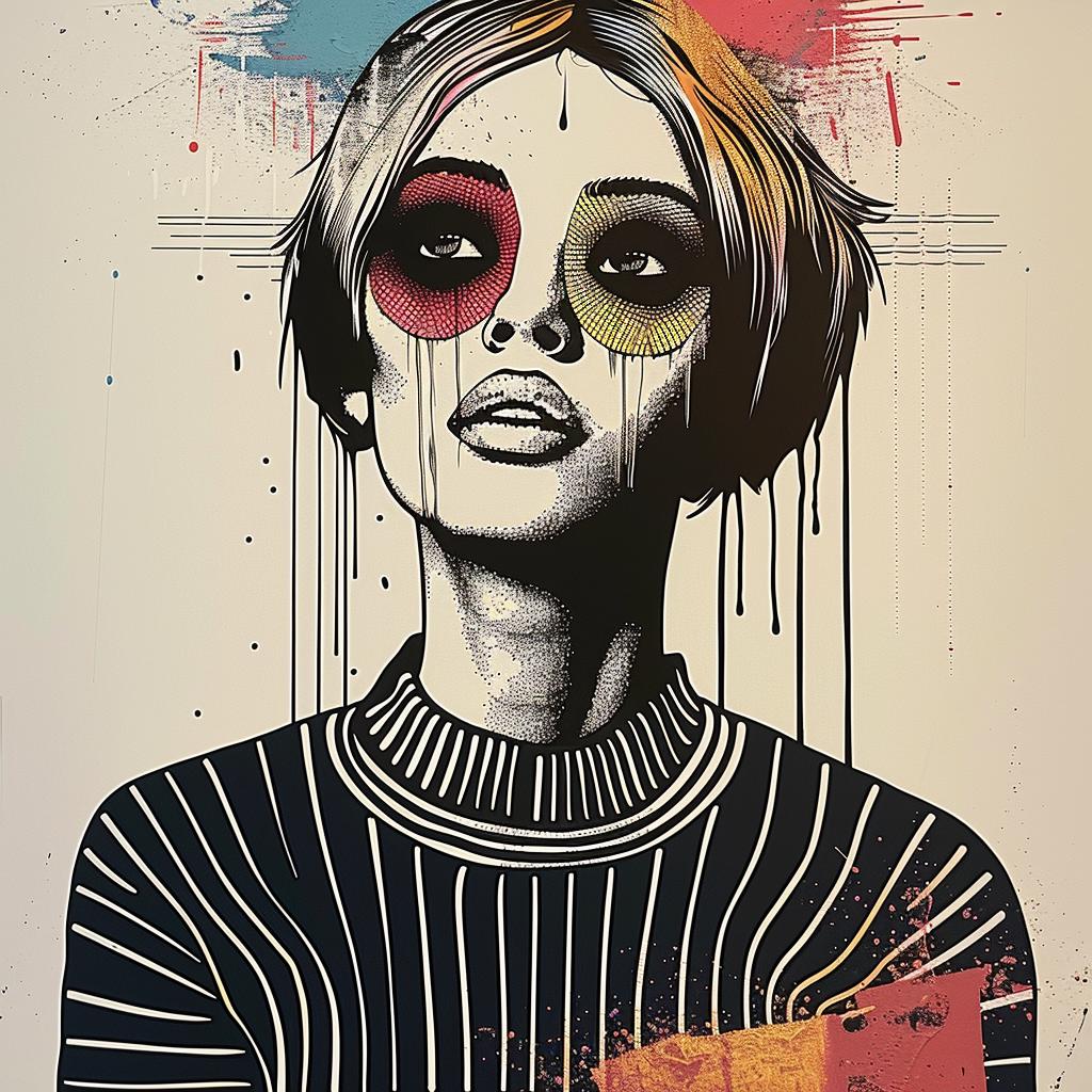 woman  painting  colorful  face  artwork  makeup  dripping  design  background  creative 939513