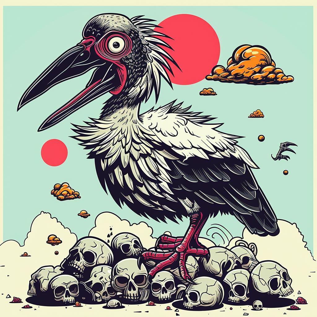 mythical  bird  skull  sun  dark  surreal  art  Todd McFarlane  occult  illustration 927810
