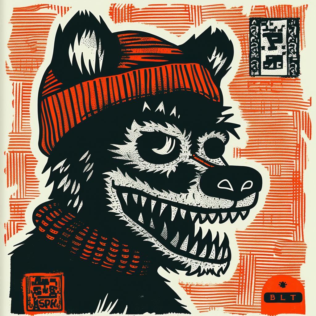 animal  aggressive  streetwise  wolf  hat  scarf  poster  urban  fashion  minimal 957468