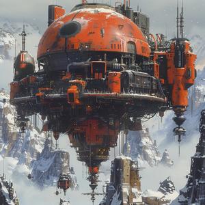 futuristic  city  cyborg  infrastructure  complex  technology  sci-fi  dystopian  urban  art 1074819
