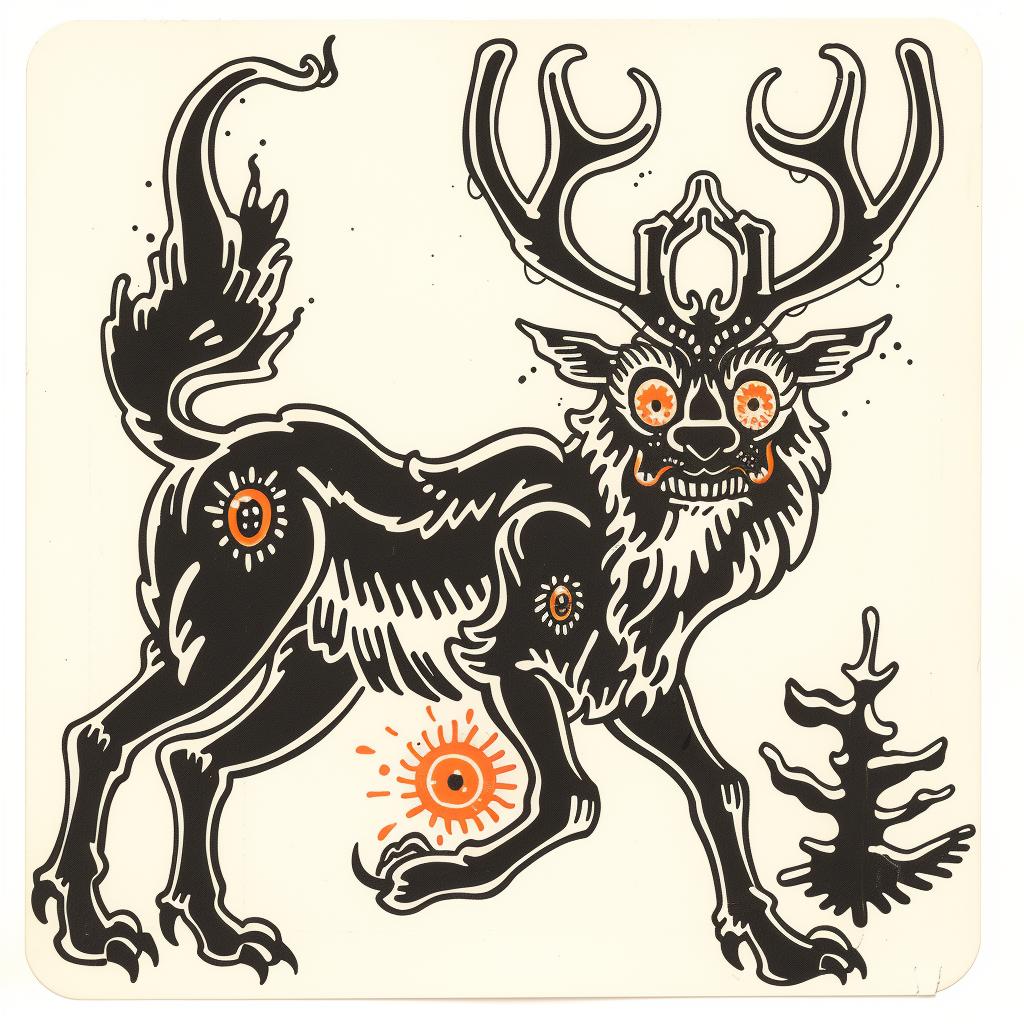 mythical  creature  hybrid  animal  black  white  drawing  halftone  unique  fantasy 933171