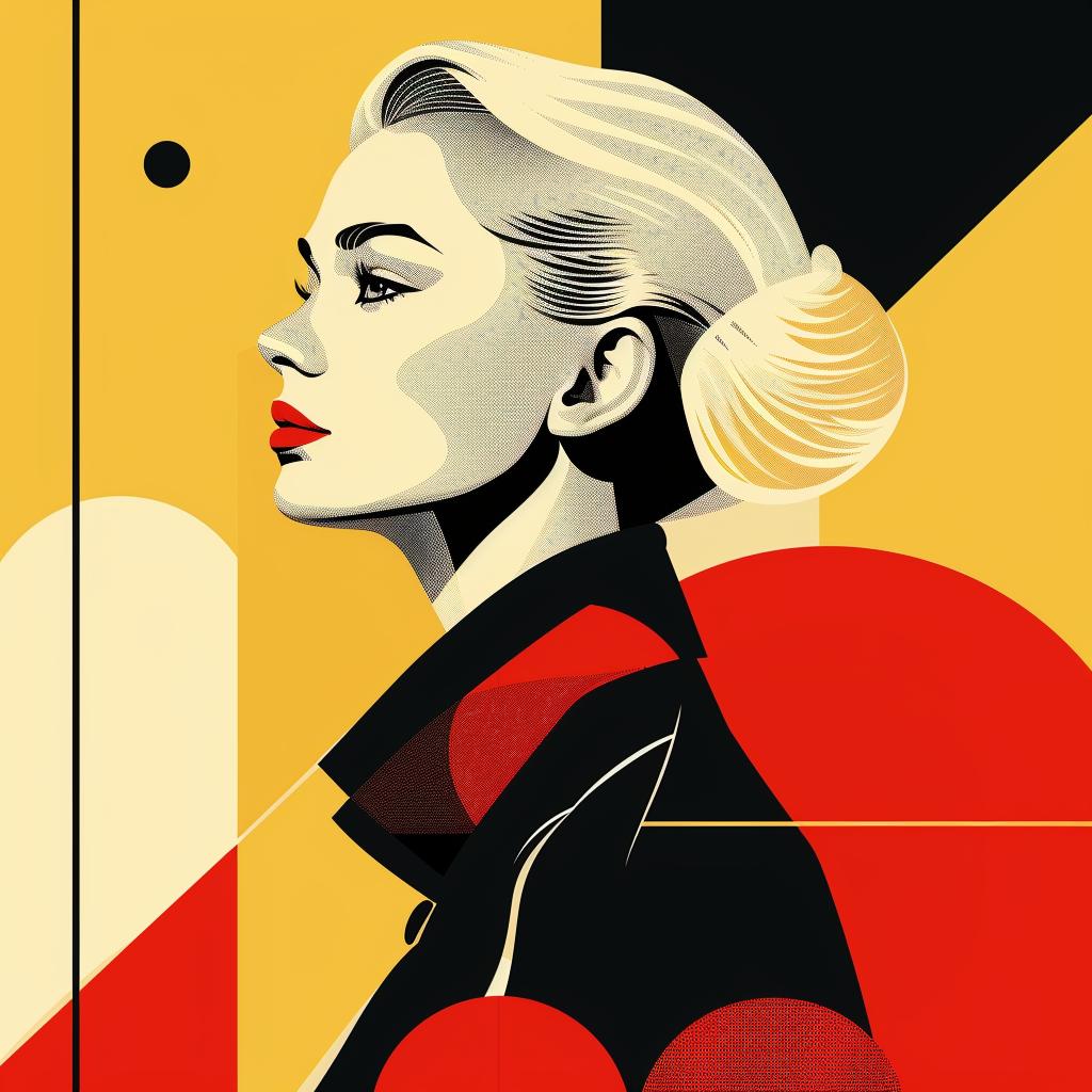 abstract  portrait  woman  minimalist  geometric  colorful  elegance  modern  stylish  illustration 929511