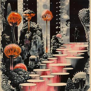 poster  movie  mushrooms  flowers  art  colorful  whimsical  design  fantasy  playful 1048744