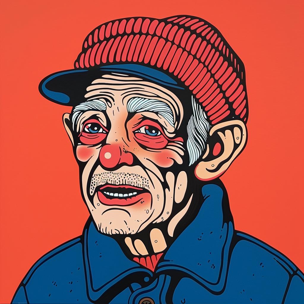 portrait  old  man  hat  jacket  vintage  realism  character  expression  narrative 972770
