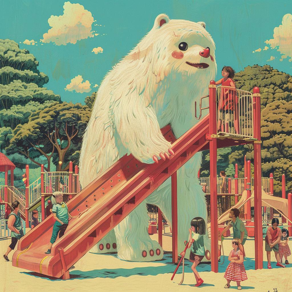 album  art  tycho  playground  modern  creature  colors  children  intricate  slide 964080