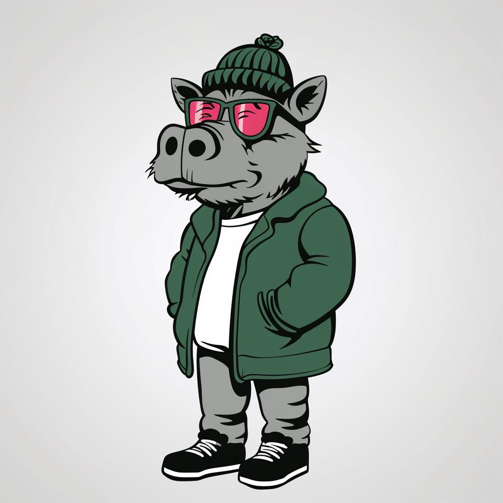 pig  animal  streetwear  aggressive  sunglasses  cap  minimal  culture  urban  cartoon 958447