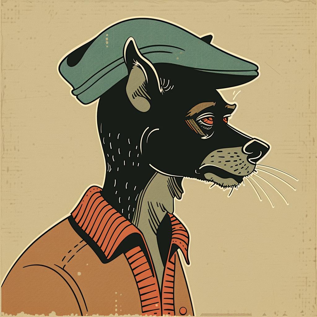 animal  aggressive  streetwise  culture  hat  sweater  minimal  simple  illustration  anthropomorphic 959481