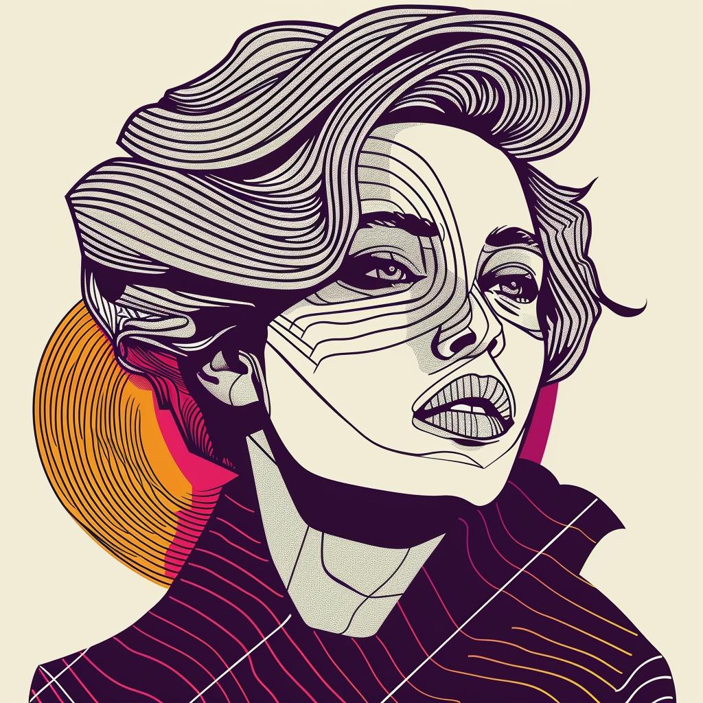 Pop  Art  woman  blonde  short  color  pattern  illustration  graphic  modern 936970