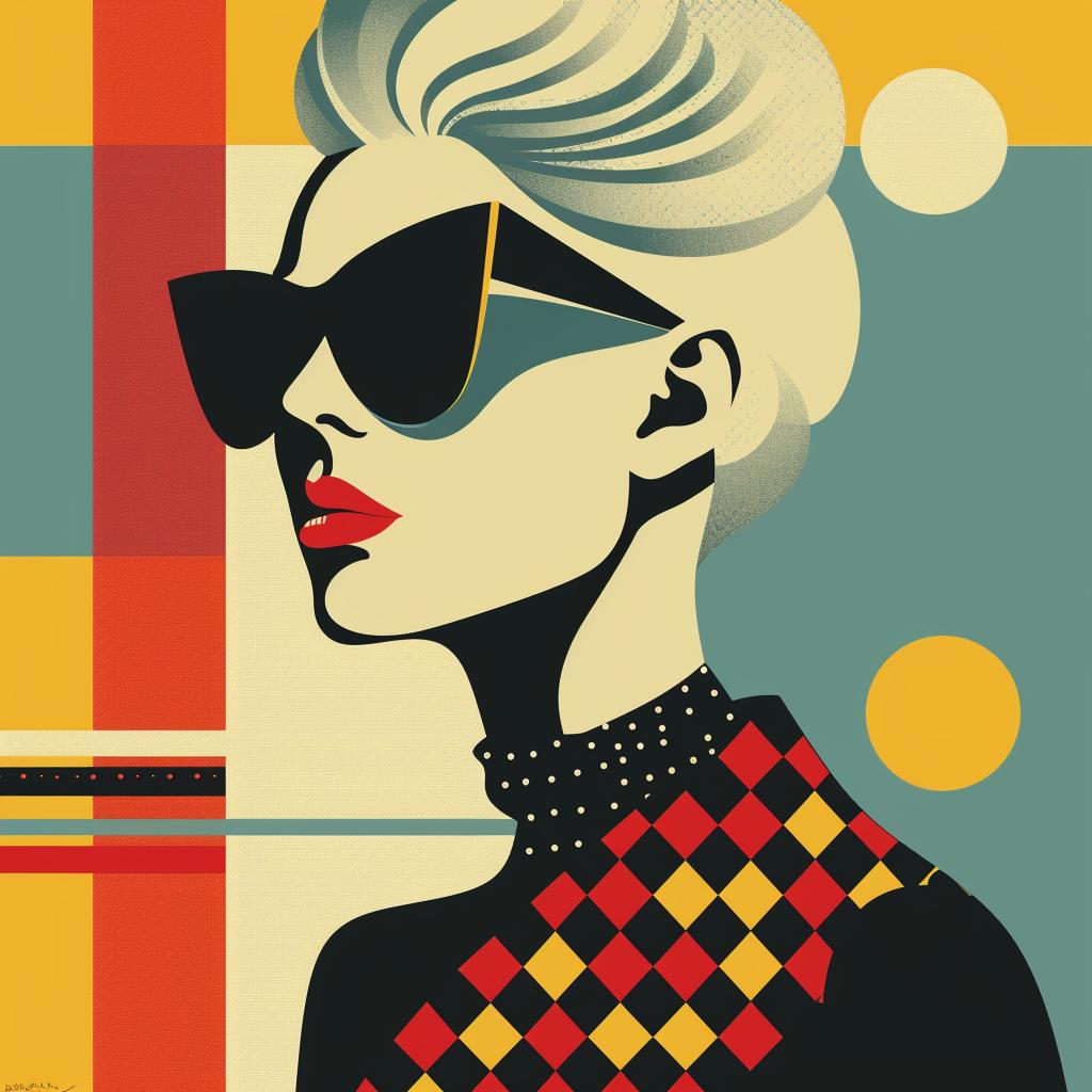 abstract  portrait  woman  minimalist  geometric  colorful  elegance  modern  stylish  illustration 929509