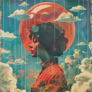 woman  red  dress  clouds  chromolithography  surreal  whimsical  illustration  artwork  feminine 1055586