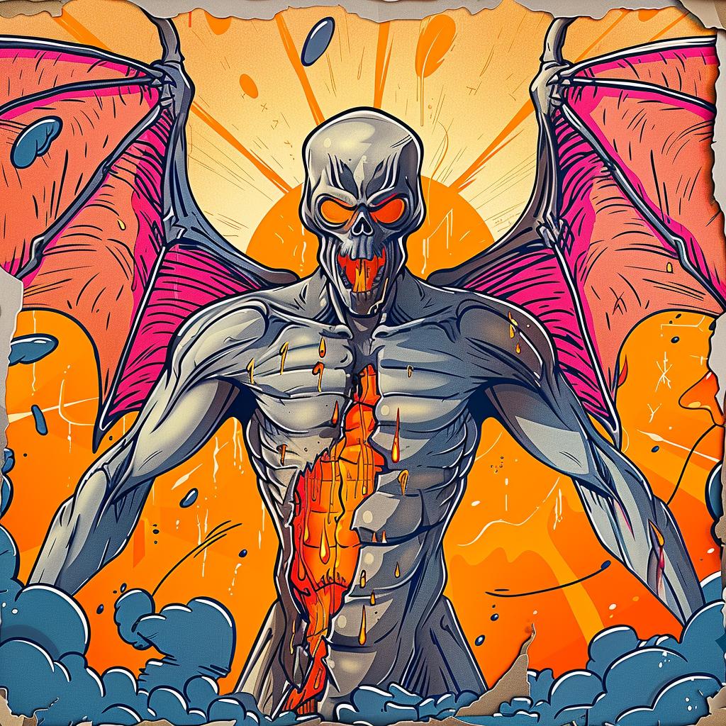 demon  cartoon  wings  blood  background  horror  illustration  graphic  violent  fiction 949070