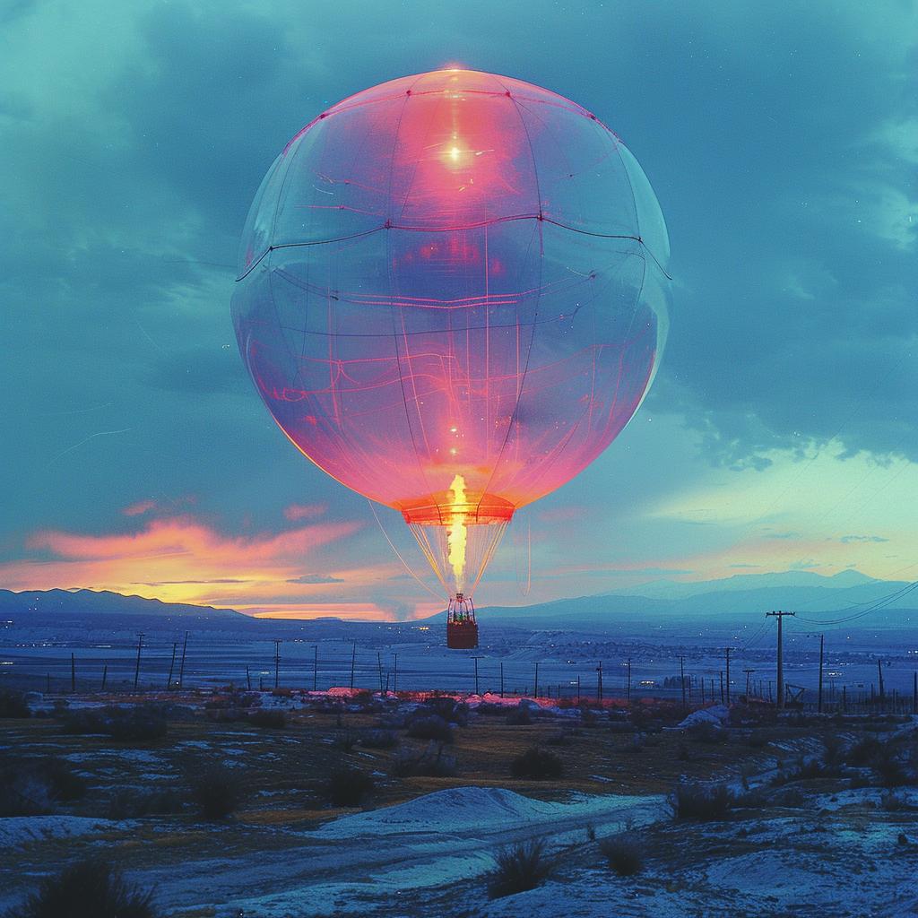 balloon  red  light  unusual  photo  glow  volumetric  NYC  lifestyle  surreal 1031645