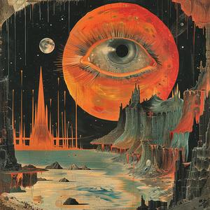 album  cover  hyper-detailed  illustration  Dada  sun  star  surreal  art  music 1079483