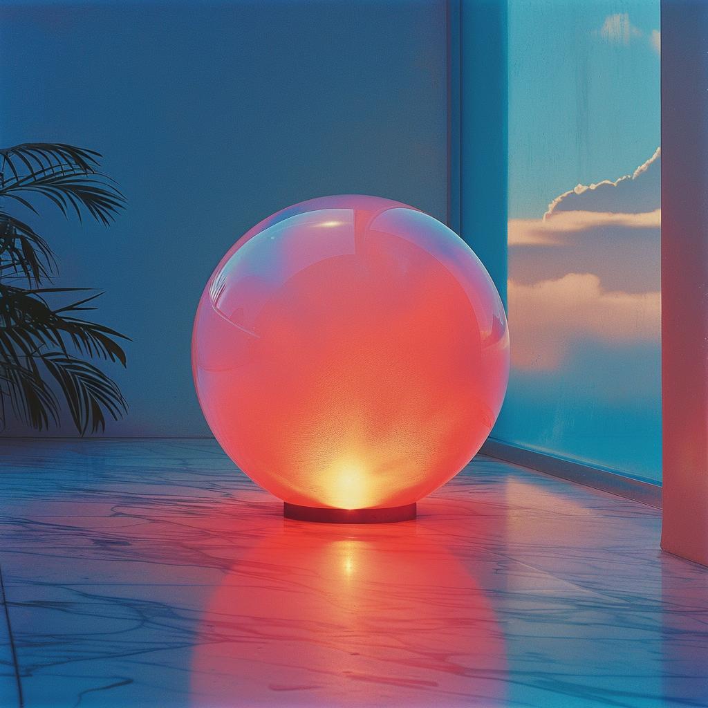 lighting  blue  orange  photo  glowing  orb  surreal  volumetric  natural  colors 1031482
