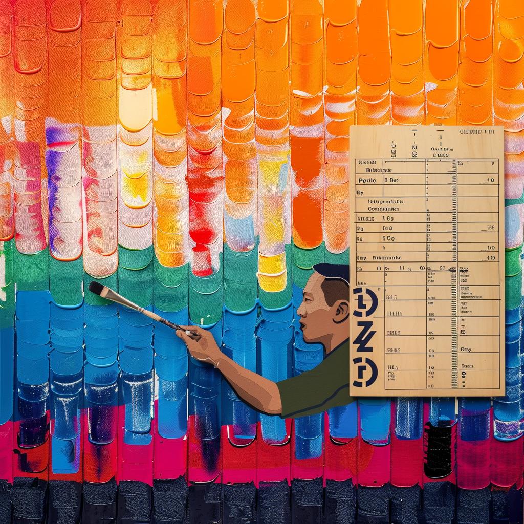 man  paintbrush  painting  colorful  creative  artistic  palette  dynamic  vivid  visual 975117