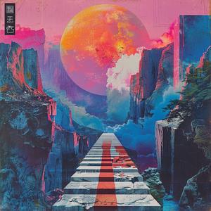 surreal  album  cover  Risograph  symbolist  hyper-realistic  screenprinting  moon  harsh  mistress 1079571