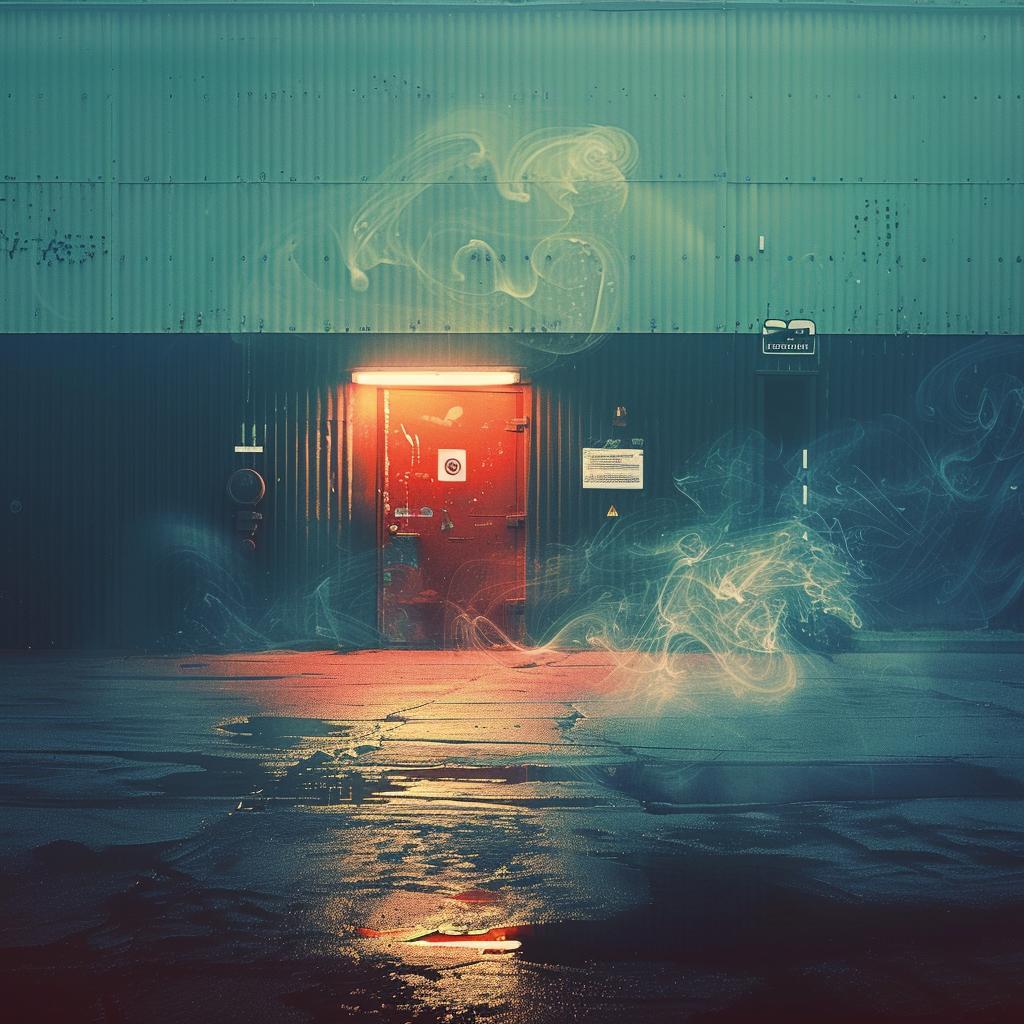 red  door  smoke  night  urban  photography  atmosphere  dark  structure  mood 1034850