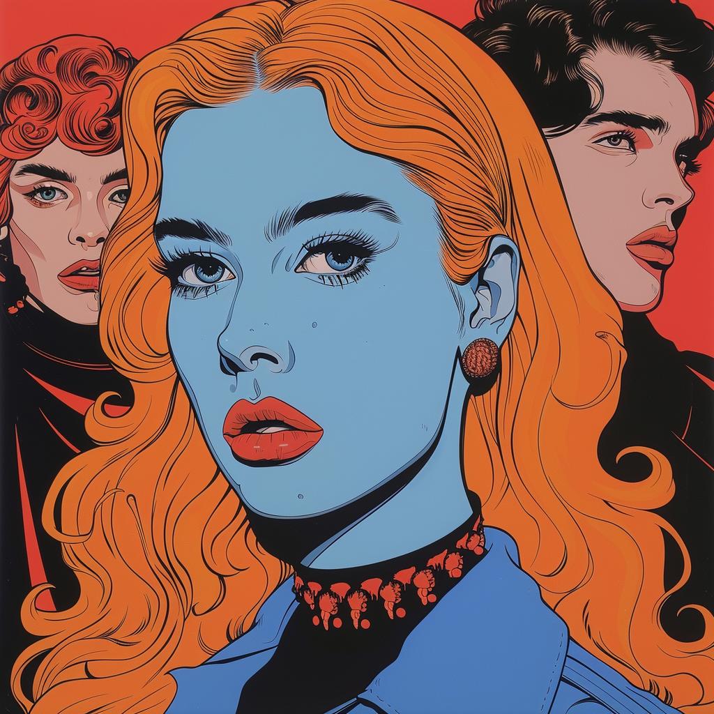 horror  film  poster  women  man  movie  dramatic  graphic  illustration  artwork 1022398