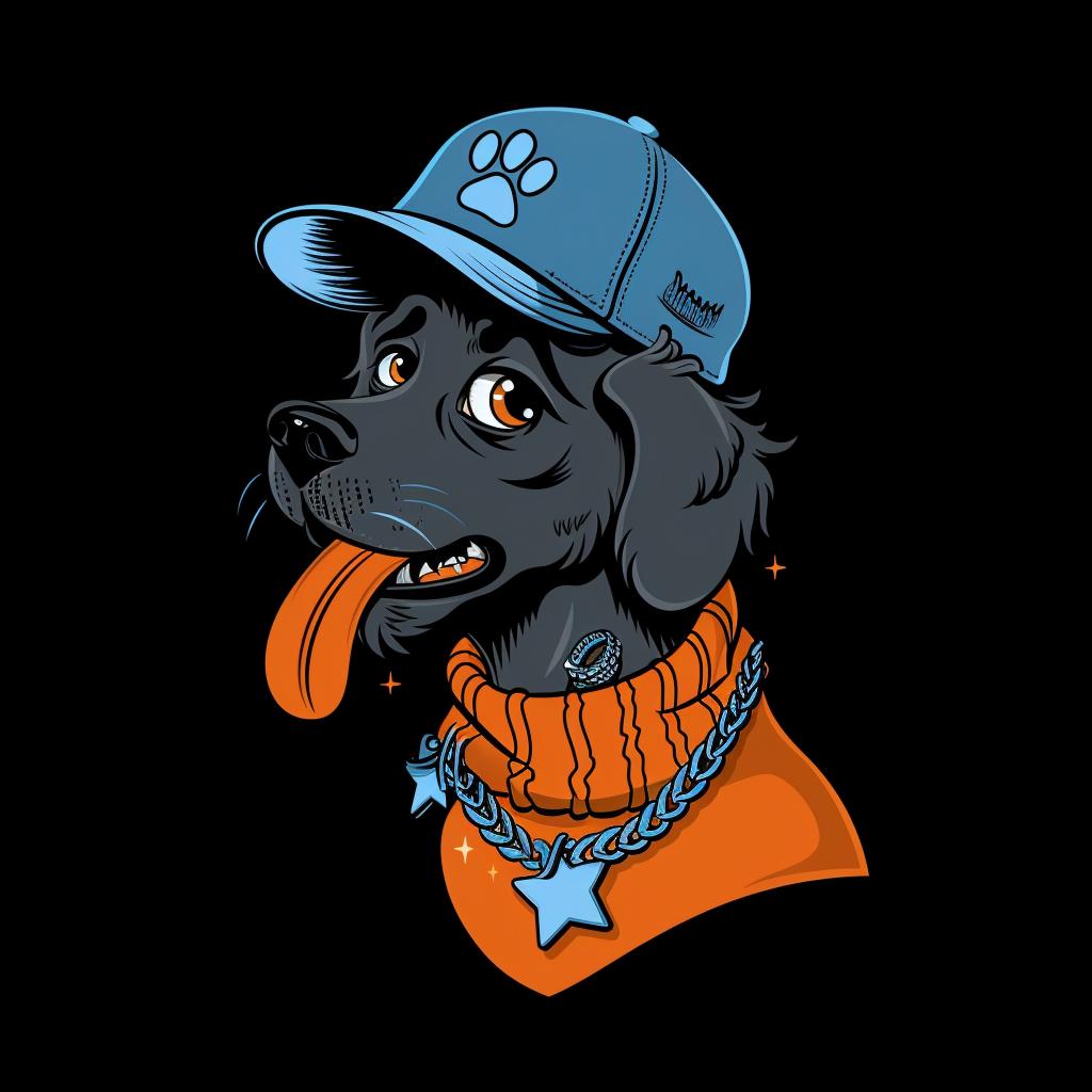 dog  anthropomorphic  streetwise  minimal  cap  scarf  aggressive  blue  urban  culture 959121