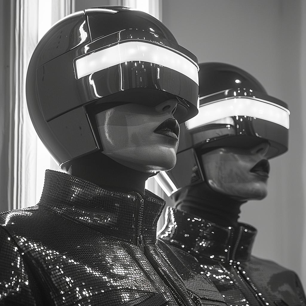 monochromatic  black  white  lighting  orange  surreal  glow  volumetric  cyborg  horror 1032270