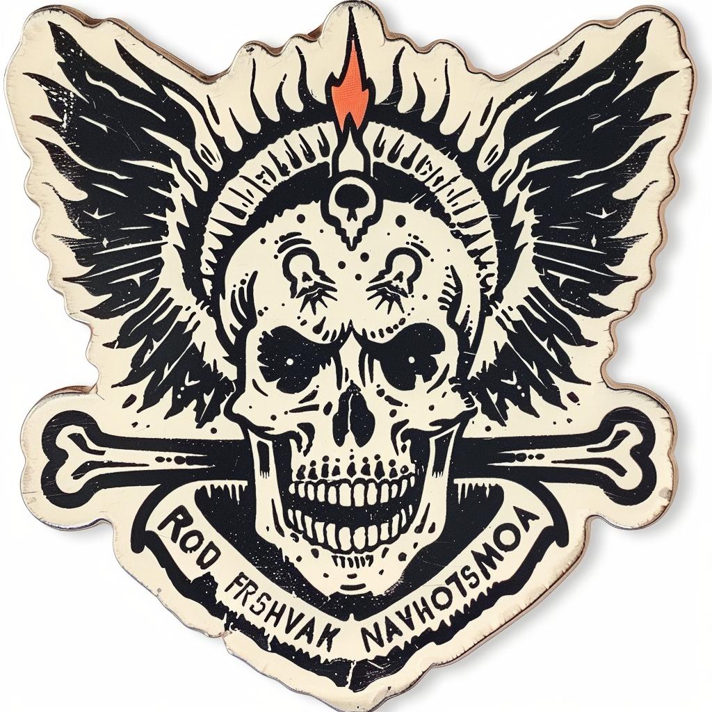 skull  wings  badge  dark  occult  naturalistic  provocative  rock  design  symbol 933134