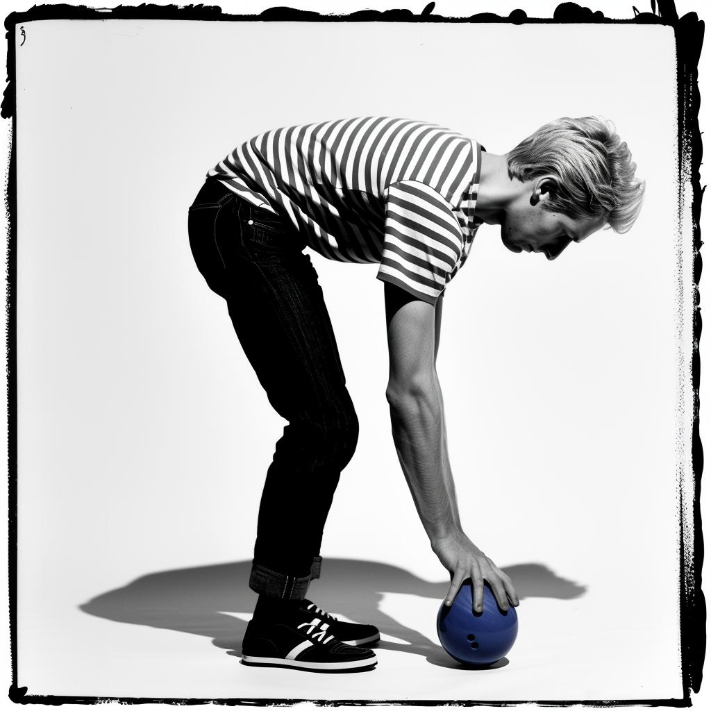 man  bowling  1960s  pose  ball  retro  sport  action  dynamic  nostalgic 1028064
