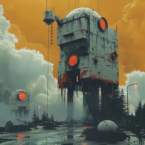 futuristic  city  robot  surreal  urban  landscape  fantasy  design  structure  art 1040513