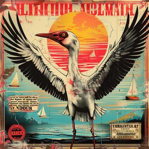 chromolithography  bird  poster  art  design  trampled  turtles  graphic  illustration  colorful 1050025