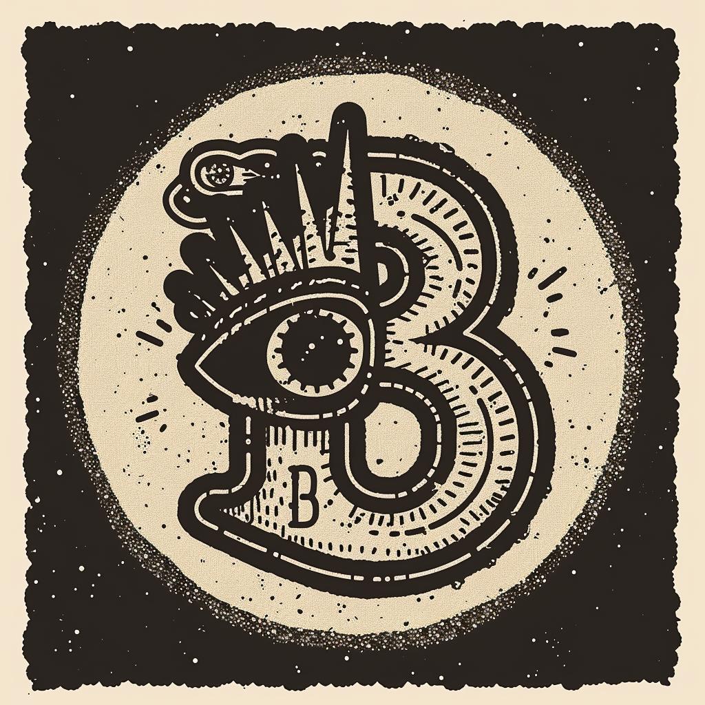 logo  B  blackletter  eye  vintage  design  symbol  graphic  art  bold 932181