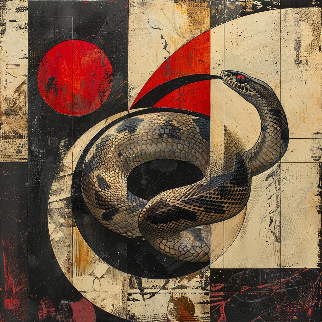 snake  black  background  album  cover  Bauhaus  abstract  art  painting  minimalist 964414